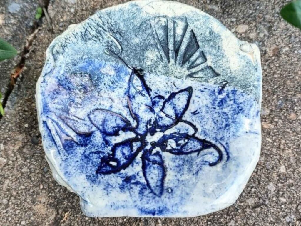 Cobalt Oxide Used As A Wash In Ceramics By Local Alberta Artist