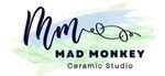 Mad Monkey Ceramic Studio logo – Emerging Red Deer artist in functional, whimsical, sculptural ceramics