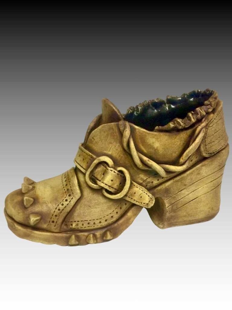 9 months to decide on the color of this steampunk shoe!
